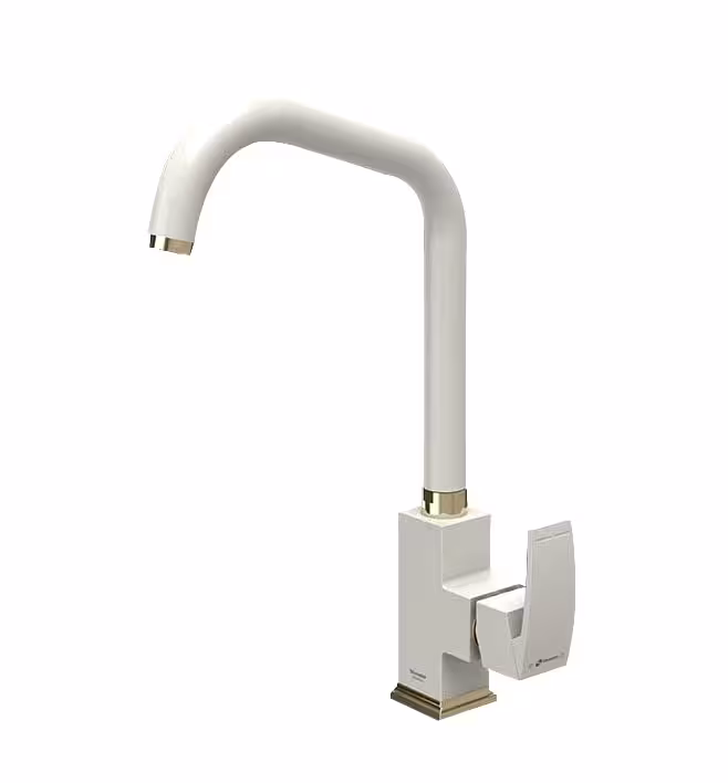 شیر آشپزخانه شودر مدل باواریا سفید کروم