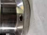 فلنج گلودار "6 ریس فیس کلاس 150 B16.5   از جنس  SA182/F 316L