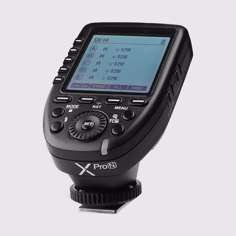 فرستنده گودکس GODOX XPRO-N مناسب برای دوربین های نیکون (Nikon)