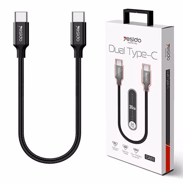 کابل Type-C به Type-C یسیدو YESIDO CA51