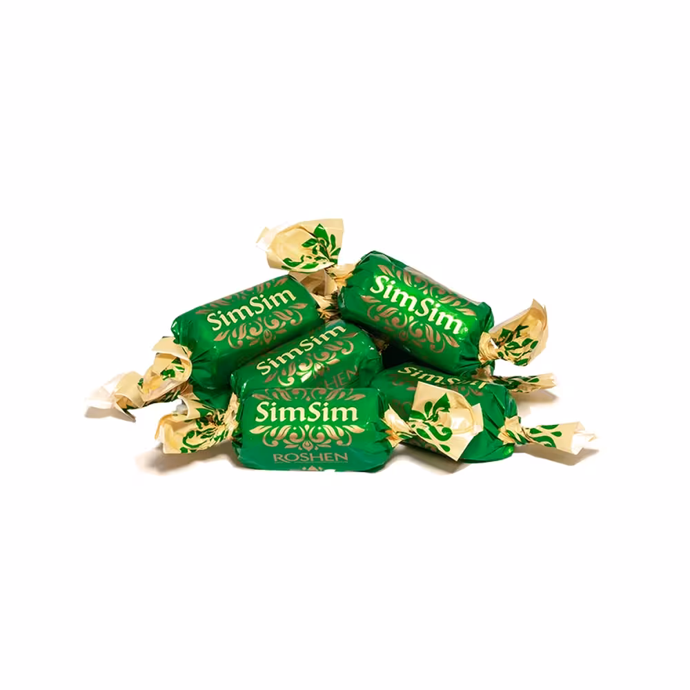 شکلات سیم سیم روشن با مغز کنجد بسته 1 کیلویی