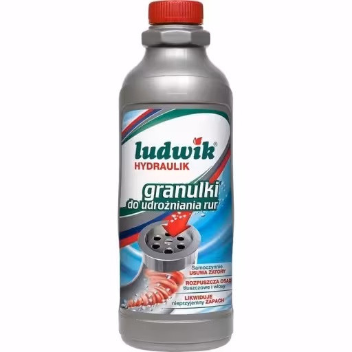 گرانول لوله باز کن لودویک هیدرولیک حاوی هیدروکسید سدیم حجم 425 میل