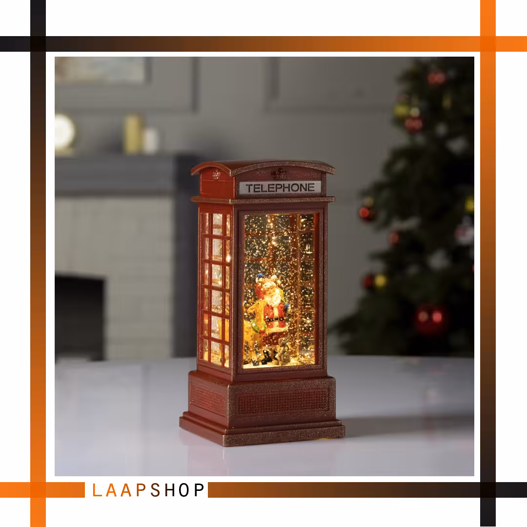 باکس موزیکال کریسمس باجه تلفن بابانوئل