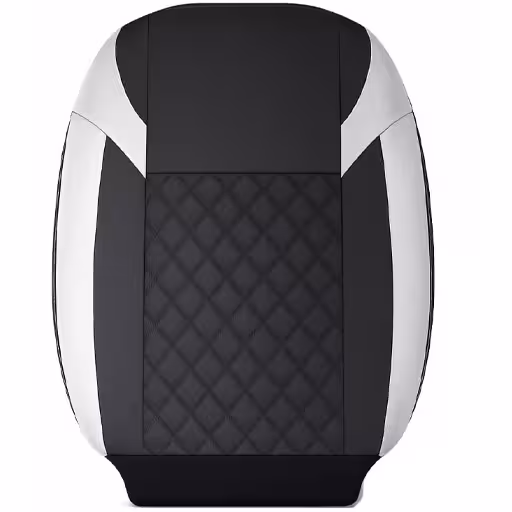 خرید روکش صندلی شاهین سوشیانت جودون مدل گندم مشکی نوار سفید | اتوموبی