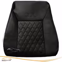 روکش صندلی فولکس گل GOL چرم وسط گلدوزی رنگ مشکی
