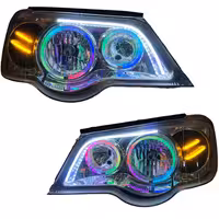چراغ جلو اسپرت پراید 132 مدل 3D-ANGRY فول کالر (بلوتوثی) داخل فابریک بدون موتور دو عددی