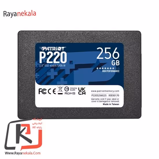 اس اس دی اینترنال پتریوت مدل P220 ظرفیت 256 گیگابایت