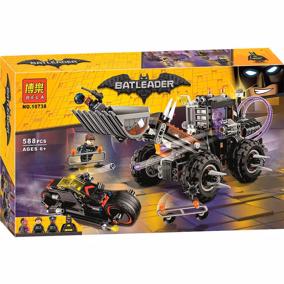 لگو بتمن مووی دو چهره و تخریب ساختمان