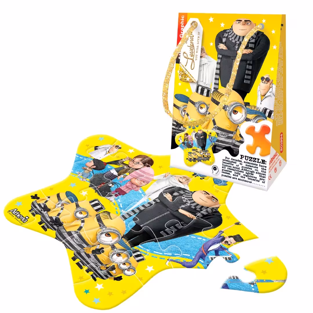 پازل پاکتی 18 تکه آتنا طرح مینیون هاAtena