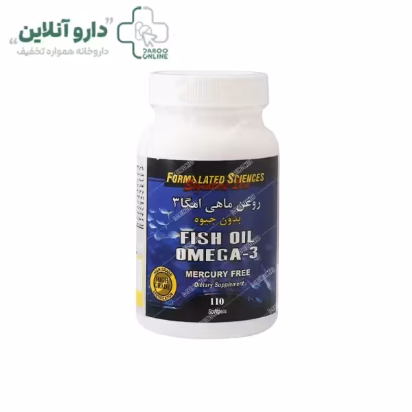 کپسول روغن ماهی امگا 3 فرمولیتد ساینسز بدون جیوه 110 عدد