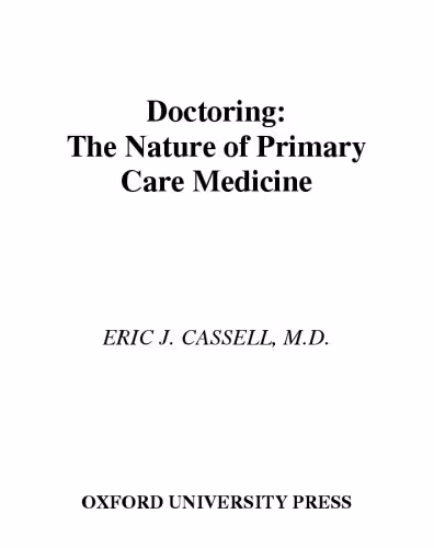 خرید و دانلود نسخه کامل کتاب Doctoring: The Nature of Primary Care Medicine