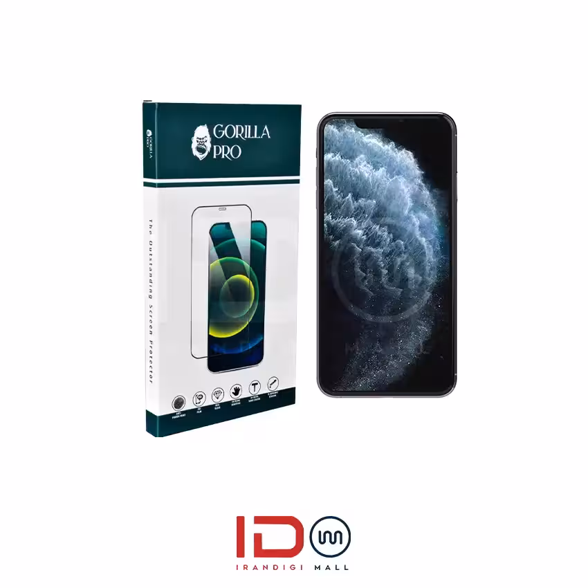 گلس و محافظ هیدروژلی (شفاف) نمایشگر گوشی اپل مدل iPhone 11 Pro Max