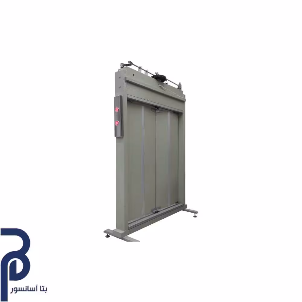 درب اتوبوسی آلومین لیفت ارتفاع 85cm عرض 80cm رنگ استاتیک