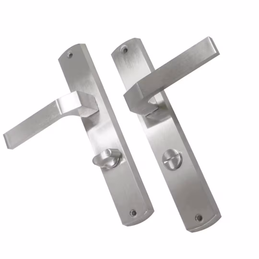 دستگیره درب ایران مدل 1313Rرنگ کروم مات