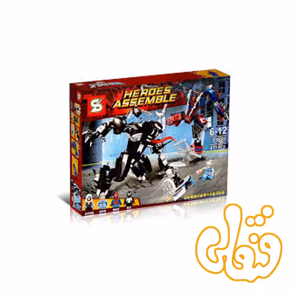 ساختنی لگو مبارزه مرد عنکبوتی و ونوم 1168