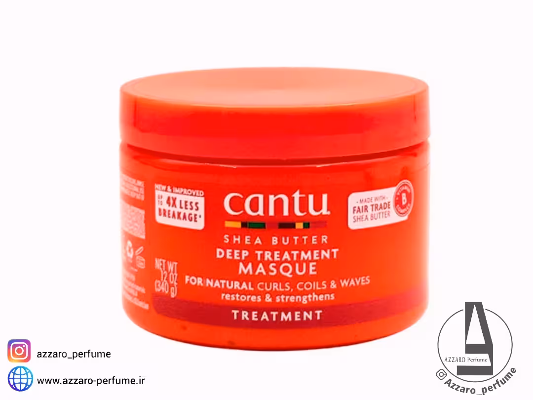 ماسک مو کنتو cantu ترمیم و تقویت کننده شی باتر مخصوص مو فر و مجعد حجم 340 گرم