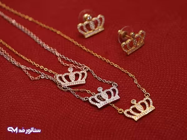 نیم ست سه لاین مدل تاج N8091