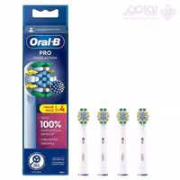 یدک مسواک برقی اورال بی مدل PRO FLOSS ACTION بسته 4 عددی