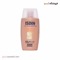 ضد آفتاب فیوژن واتر SPF50 ایزدین با رنگ بژ، مناسب پوست چرب
