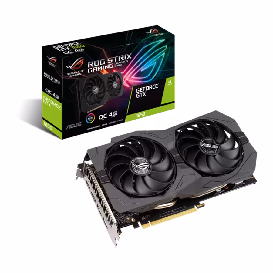 کارت گرافیک گیمینگ ایسوس مدل ROG STRIX GTX1650 OC Edition 4GB