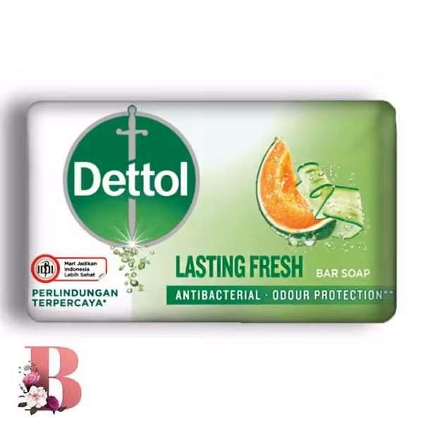 صابون آنتی باکتریال دتول مدل Lasting Fresh وزن 100 گرم | Dettol Lasting Fresh Anti-Bacterial Odour Protection Bar Soap 100gr
