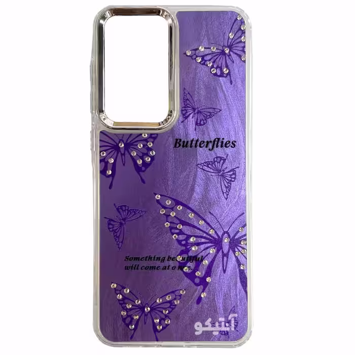 قاب فانتزی طرح پروانه لنز متال مناسب برای Samsung A56 / A36-کد40647