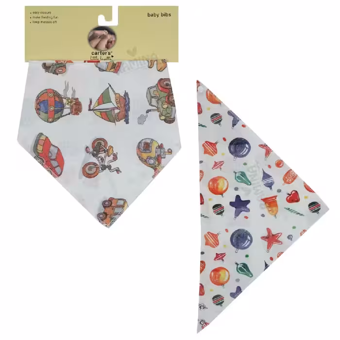 پیشبند دستمال گردنی دورو پسرانه کارترز Carters