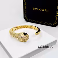 دستبند مار طلایی بولگاری (Bvlgari)