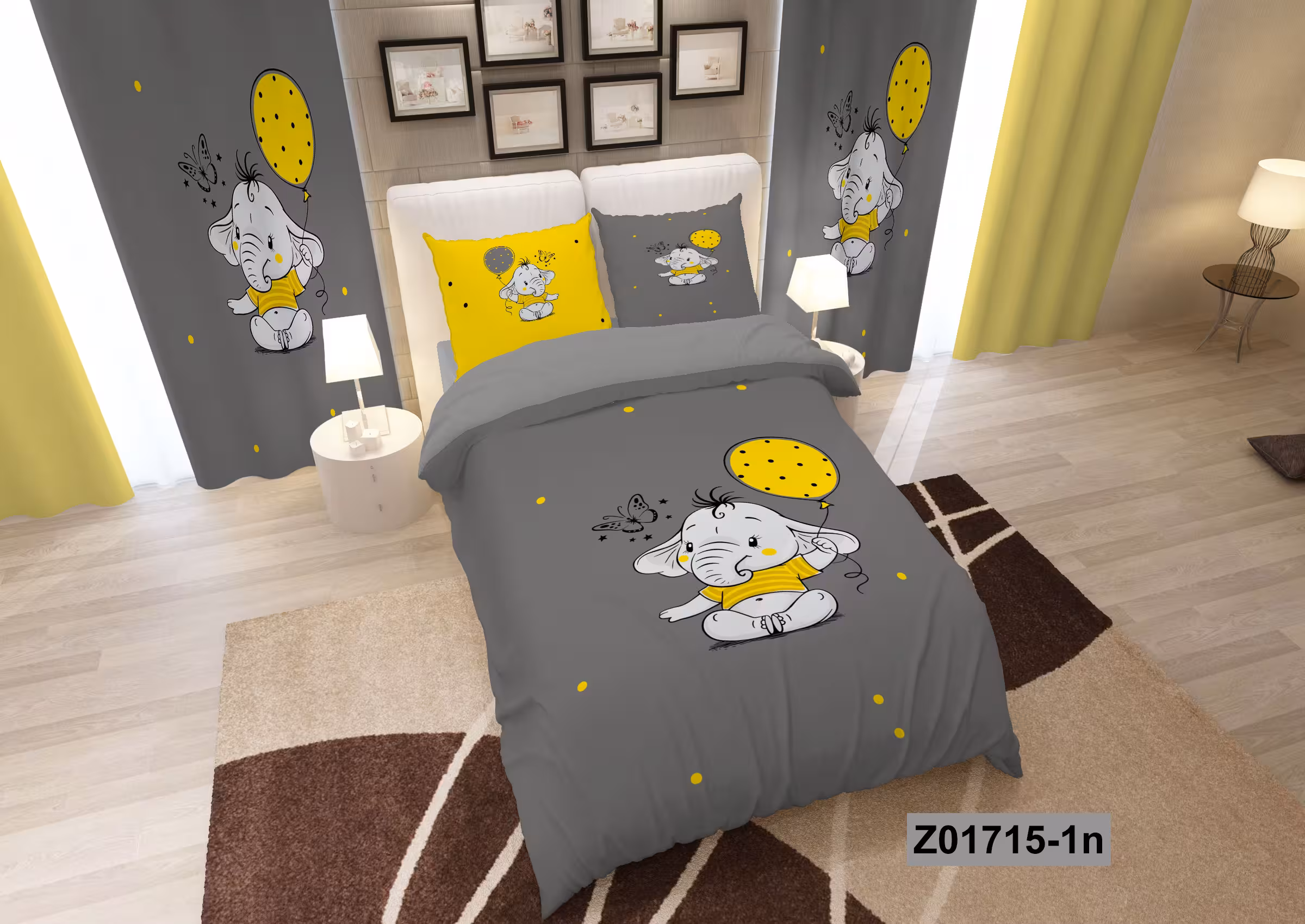 لحاف روتختی تنسل سه بعدی (3D) کالای خواب متین کد 1715