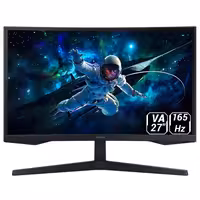 مانیتور گیمینگ خمیده سامسونگ مدل Odyssey G5 G55C سایز 27 اینچ