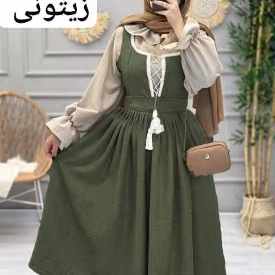 سارافون زنانه شانتون مدل شومیز و سارافون شهرزاد