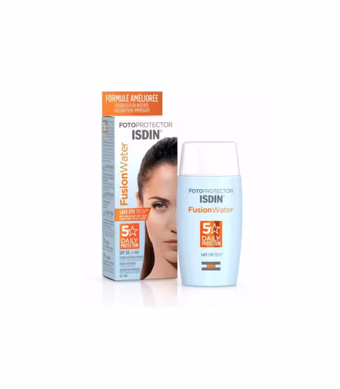 کرم ضد آفتاب صورت و دور چشم Daily Protection SPF50 فیوژن واتر ایزدین 50ml isdin