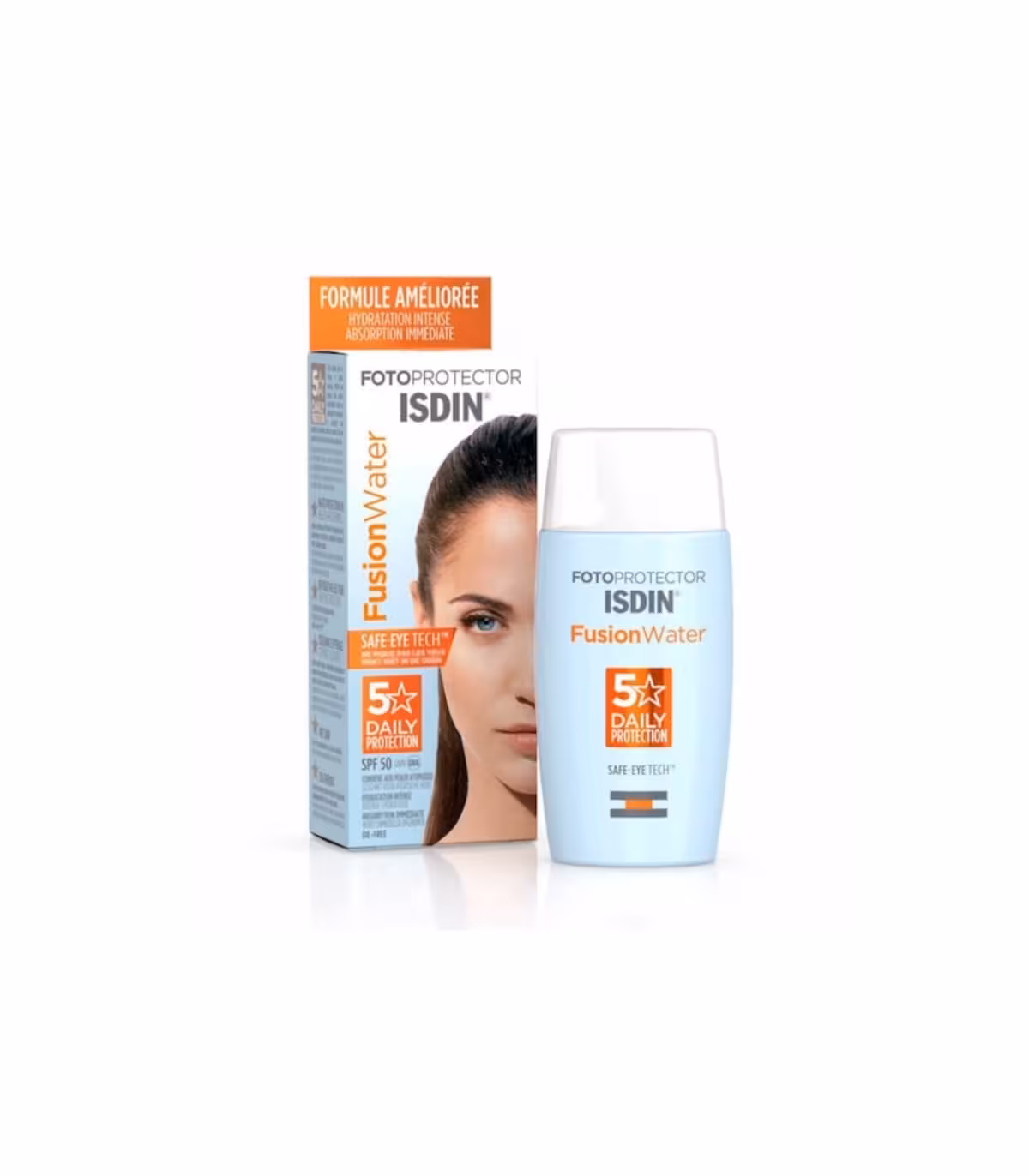 کرم ضد آفتاب صورت و دور چشم Daily Protection SPF50 فیوژن واتر ایزدین 50ml isdin