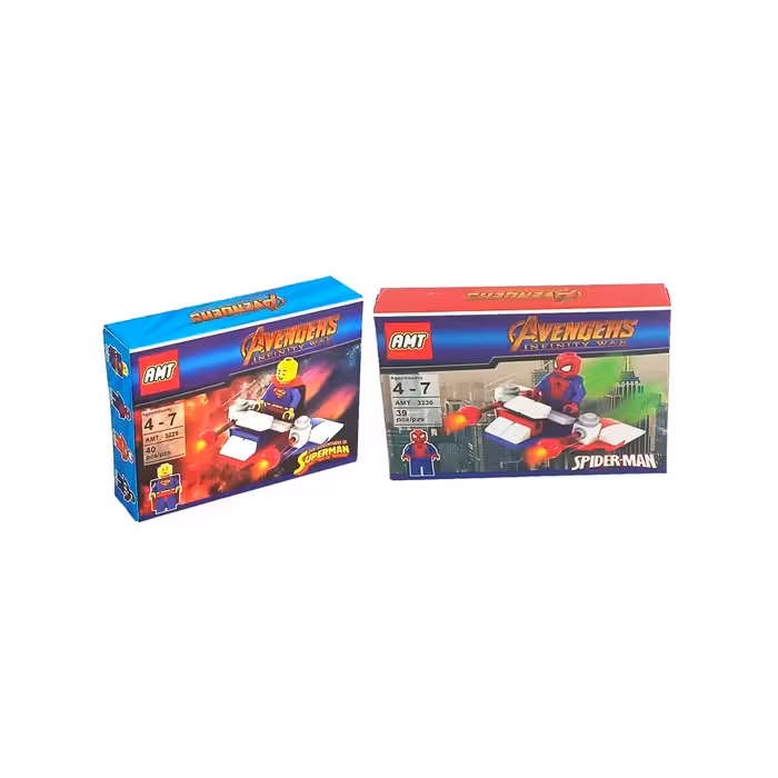 لگو اسپایدرمن و سوپر من با سفینه فضایی 303229 AMT