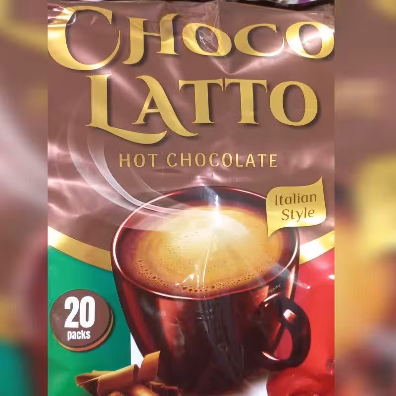 پودر شکلات داغ هات چاکلت ترابیکا choco latto
