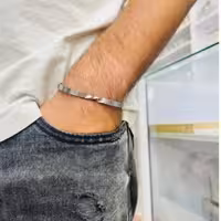 دستبند مردانه و زنانه (بنگل پیچی)