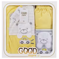 ست 5 تکه بیمارستانی نوزاد خرس و ماشین GoodMark