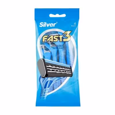 خود تراش سیلور مدل Fast3 بسته 4 عددی