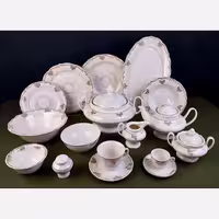 سرویس چینی 98 پارچه پردیس مدل کارن (12 نفره)