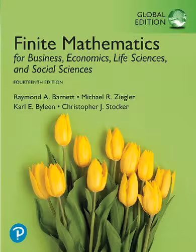 خرید و دانلود نسخه کامل کتاب Finite Mathematics for Business, Economics, Life Sciences, and Social Sciences