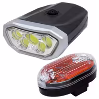 چراغ جلو و عقب دوچرخه مدل کیسون کد 1500 | کالا مکس