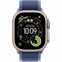 اپل واچ مدل Ultra 3 Natural Titanium Case Trail Blue/Bright Blue Band