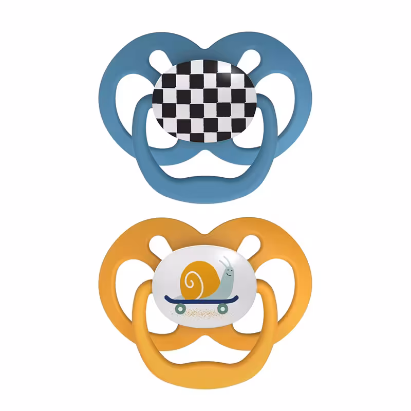 پستانک ارتودنسی بادامی 6تا18 ماه دکتر براون Dr Brown’s طرح حلزون