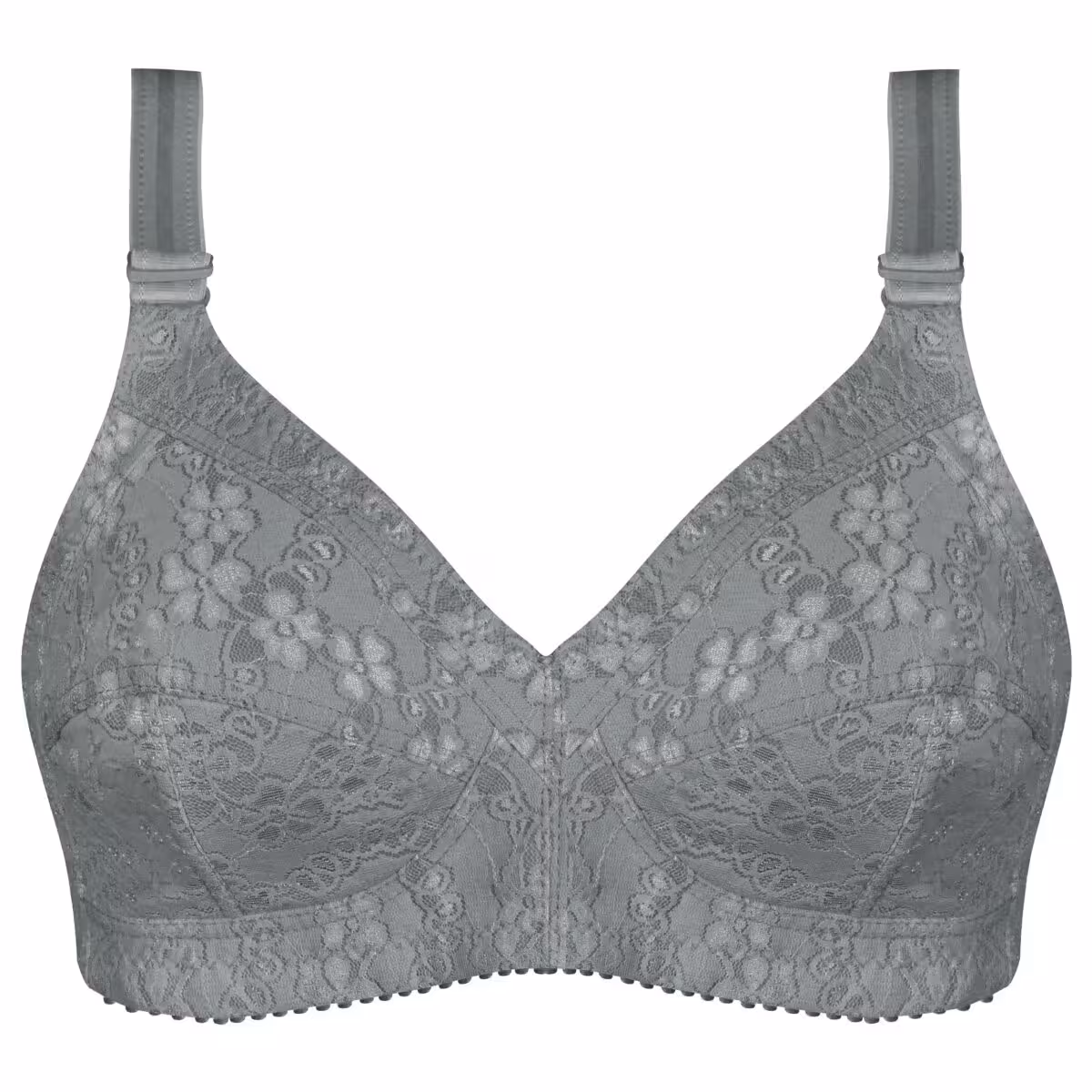 سوتین زنانه مدل مادامی باریک طوسی کد 5038