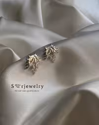 گوشواره برگ برجسته