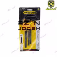 آچار آلن سری کارتی 6 گوش ته گرد بلند واستر Vaster مدل VHCB02