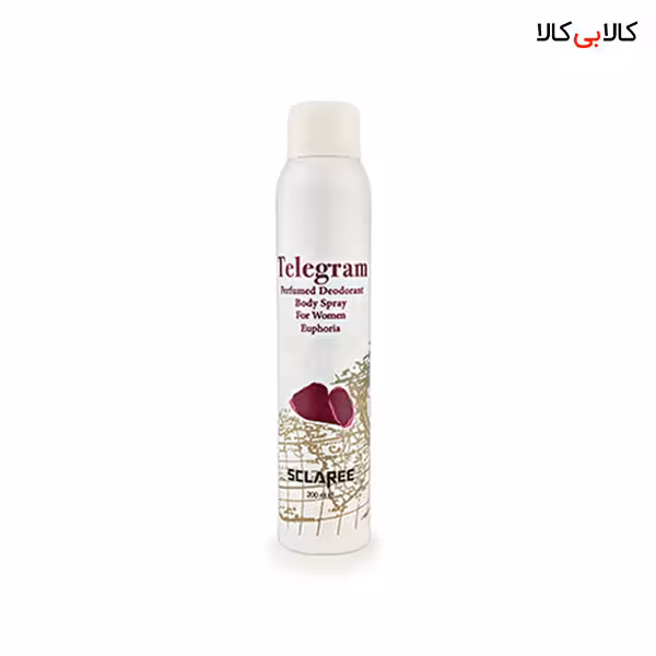اسپری خوشبو کنندهی بدن اسکلاره تلگرام زنانه حجم 200 میل