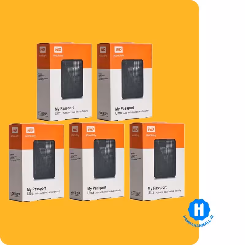 باکس هارد 2.5 اینچ USB 0.3 مدل MY PASSPORT Ultra پک 5 عددی