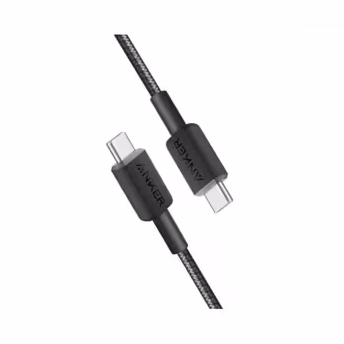 کابل شارژ کنفی USB-C به USB-C انکر مدل A81D5