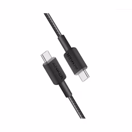 کابل شارژ کنفی USB-C به USB-C انکر مدل A81D5